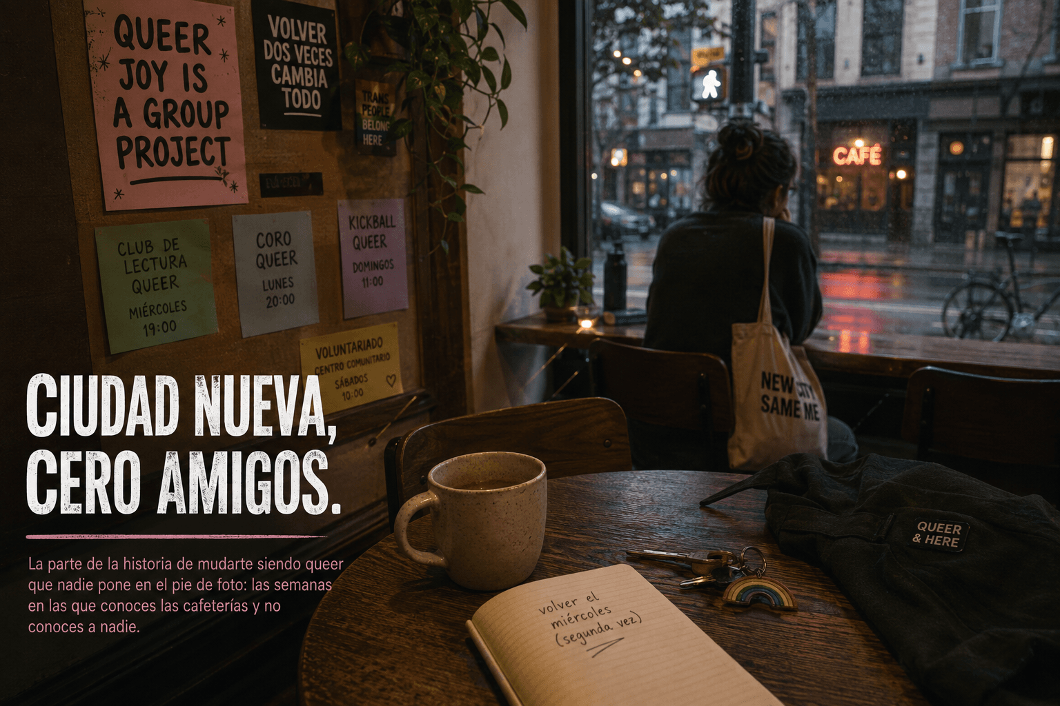 Ciudad nueva, cero amigos.