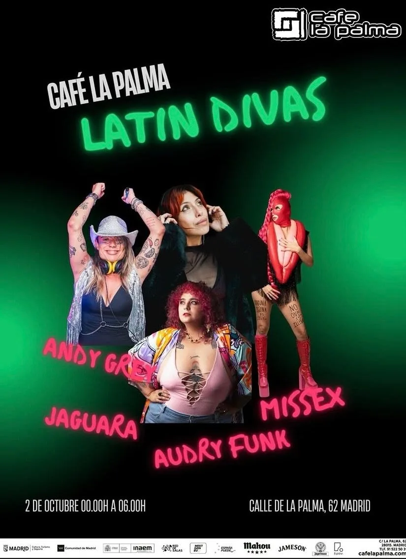 LATIN DIVAS — Audry Funk en Madrid