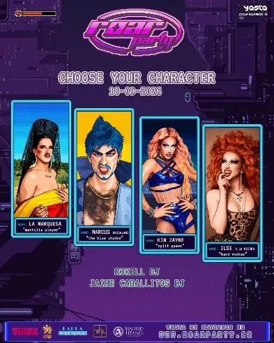 ROAR Party – Pop & Hits and drag shows – Rentrée