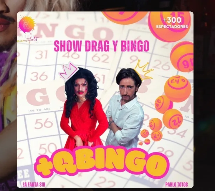 +QBingo: bingo con show drag