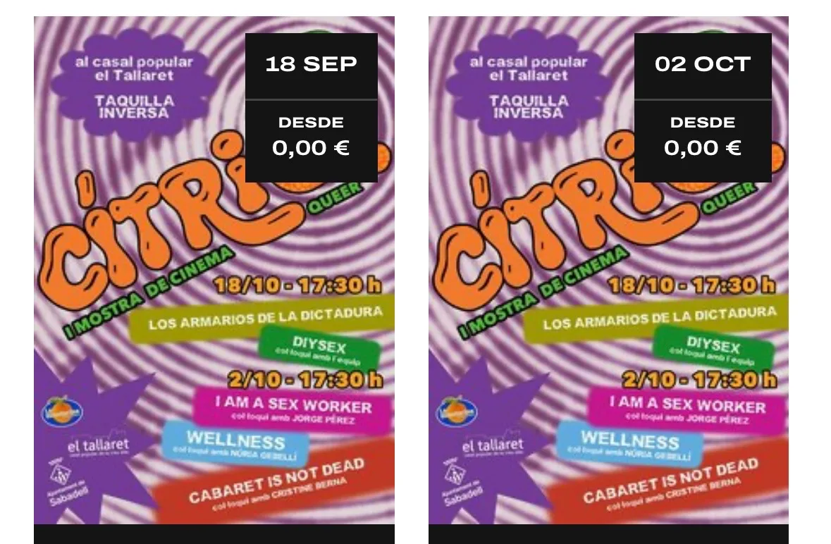 CítriQ · I Mostra de Cinema Queer — 18/9