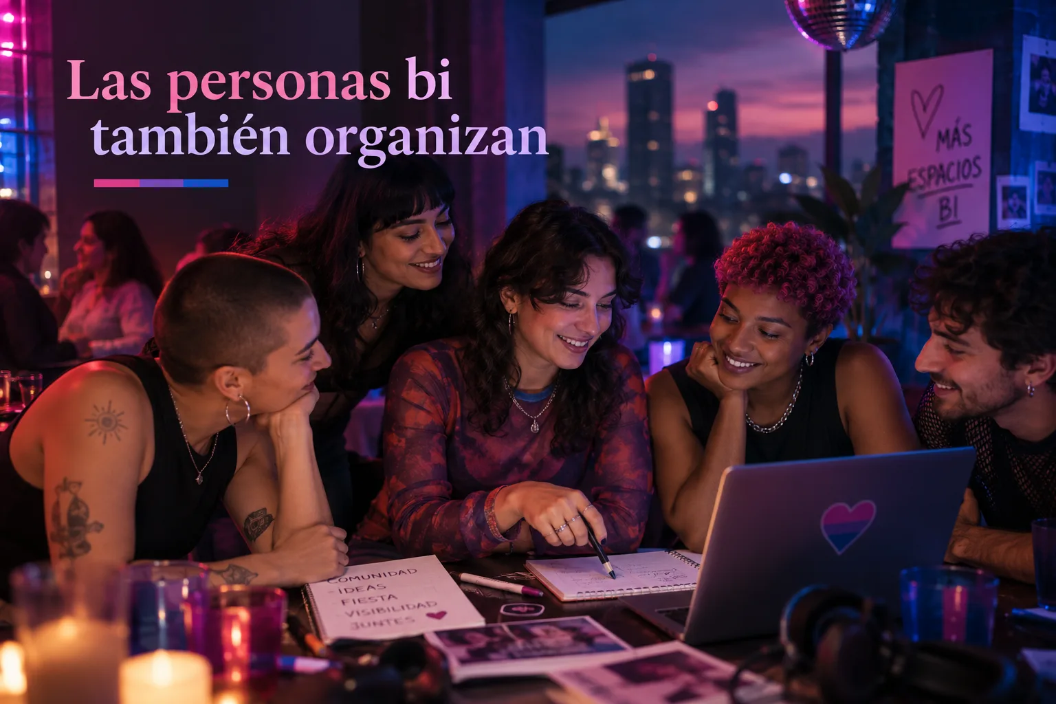 Bi people organise too. So where is the night?