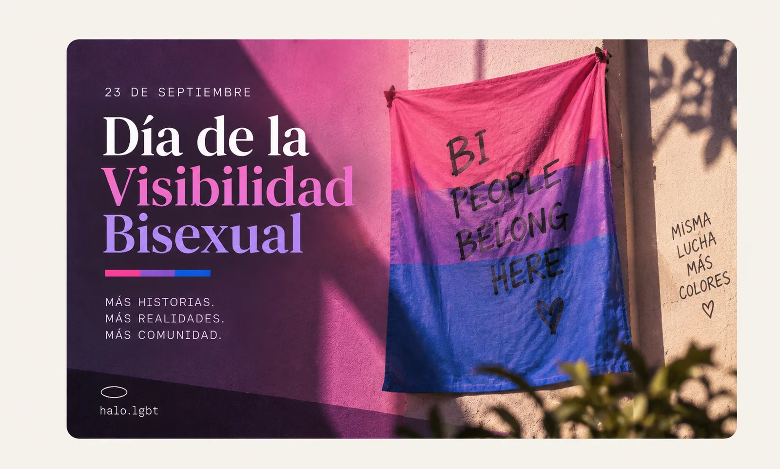 💗💜💙 Especial Día de la Visibilidad Bisexual · Planes y eventos para celebrar el 23S
