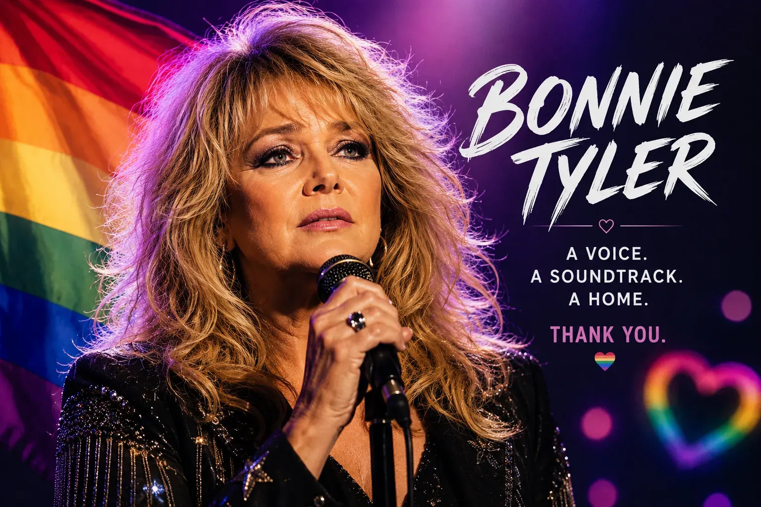 Bonnie Tyler: The Voice That Made Millions of LGBTQ+ People Feel at Home